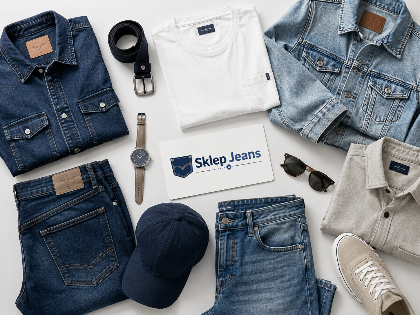 Kolekcja jeansów damskich i męskich oraz odzieży casualowej — Sklep Jeans'u Częstochowa